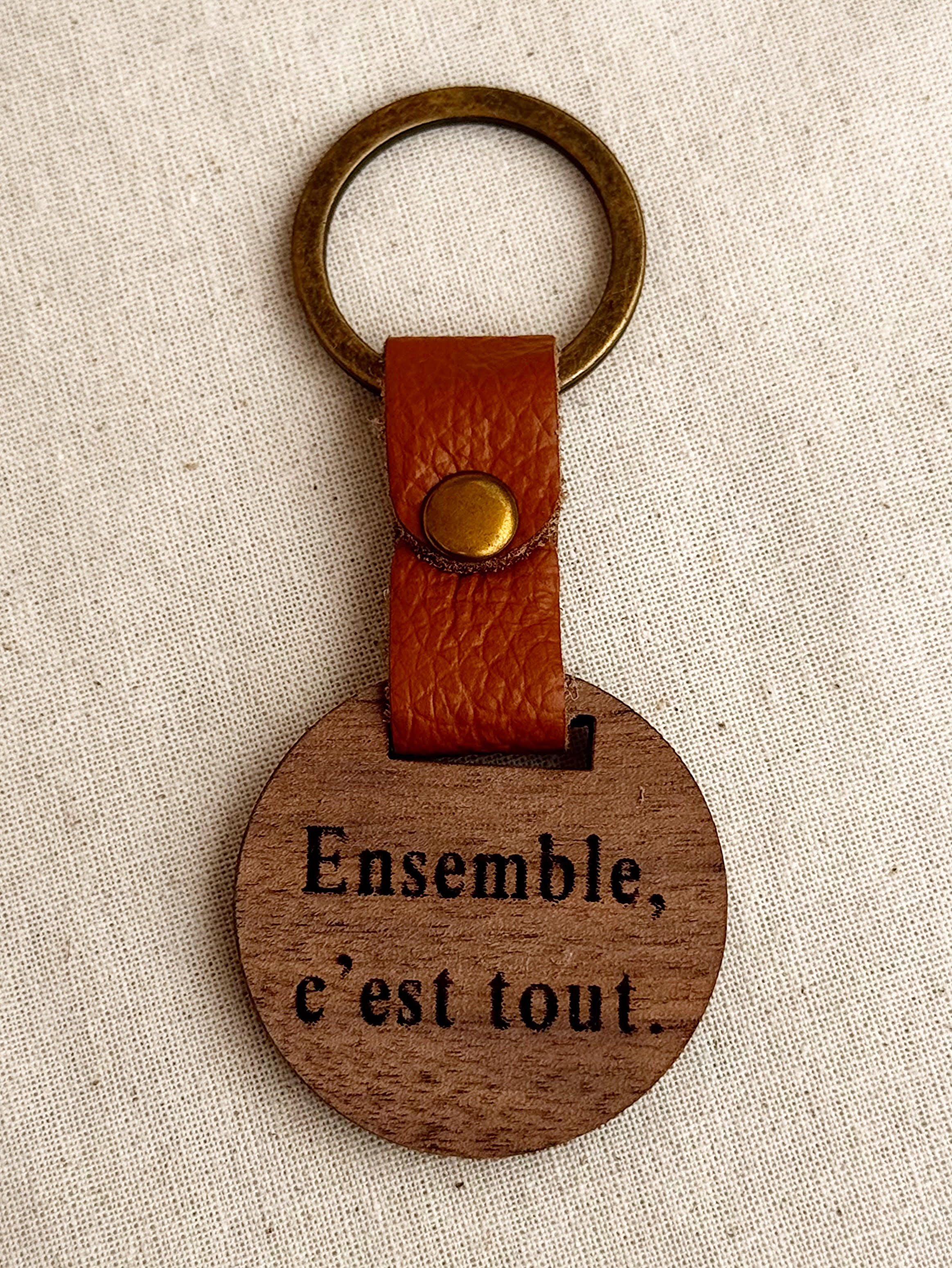 Porte-clefs gravé