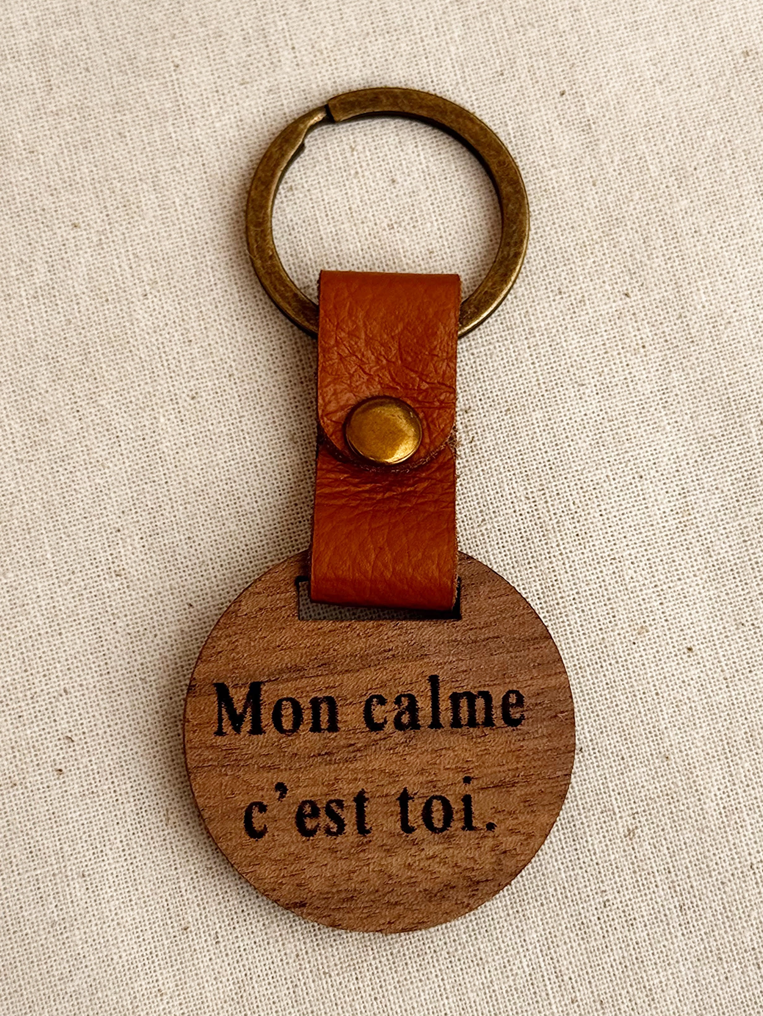 Porte-clefs gravé