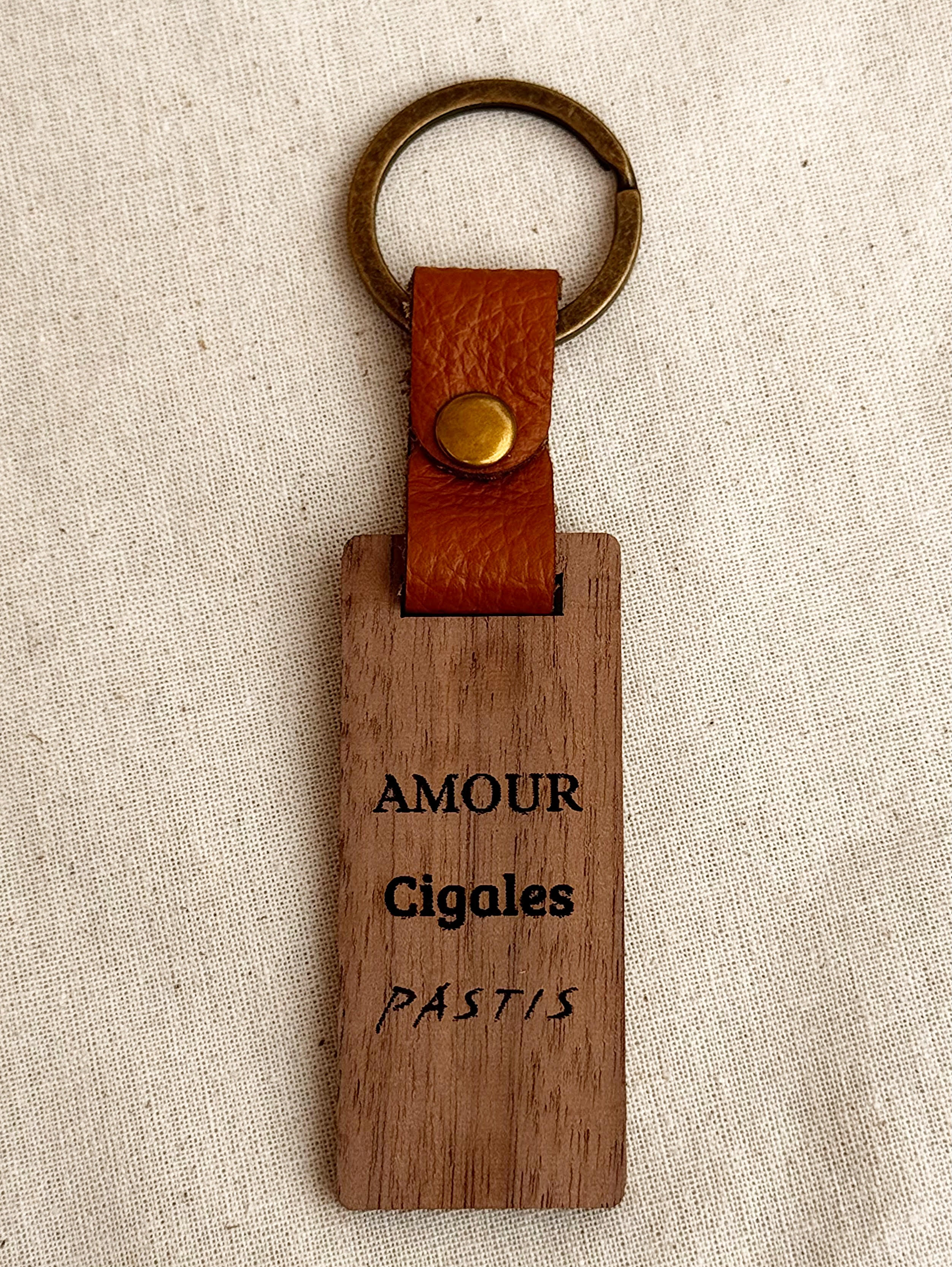 Porte-clefs gravé
