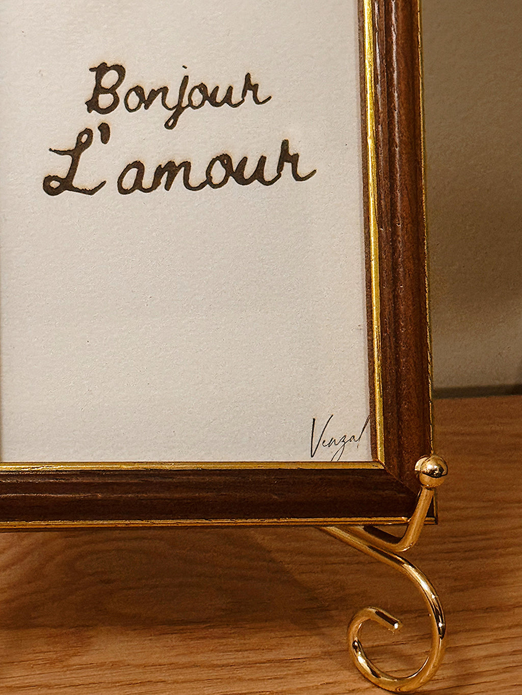 Pièce unique, gravure sur papier