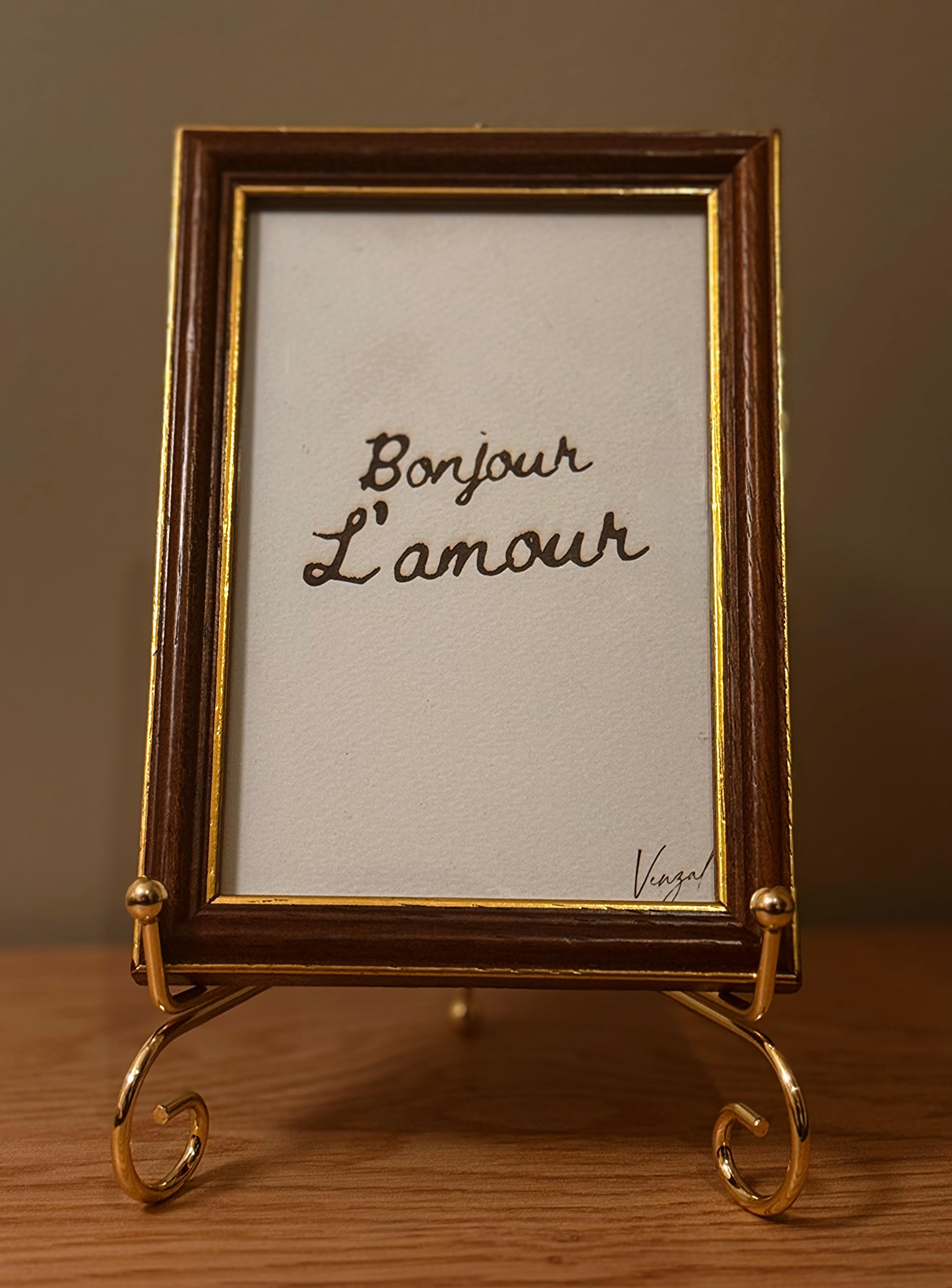 Pièce unique, gravure sur papier