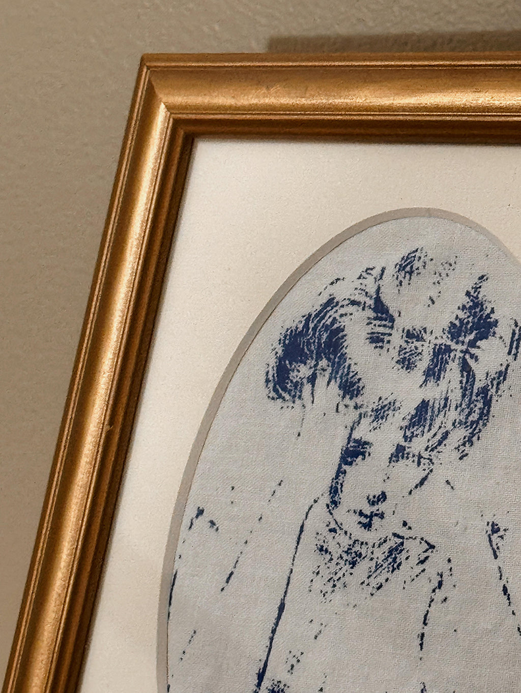 Pièce unique, Sérigraphie sur lin