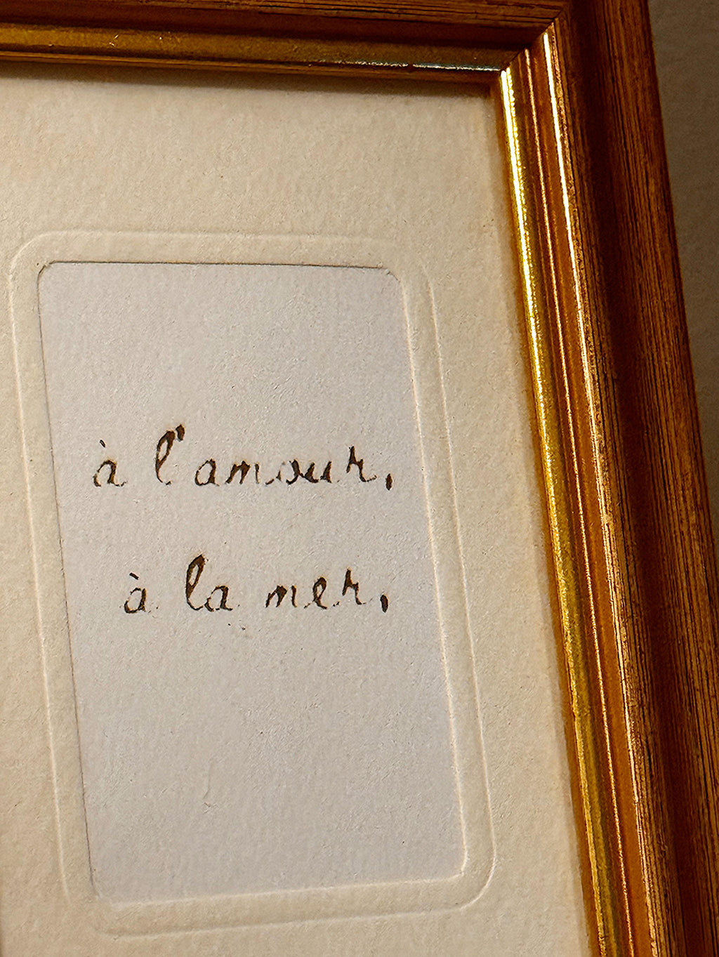 Pièce unique, gravure sur papier