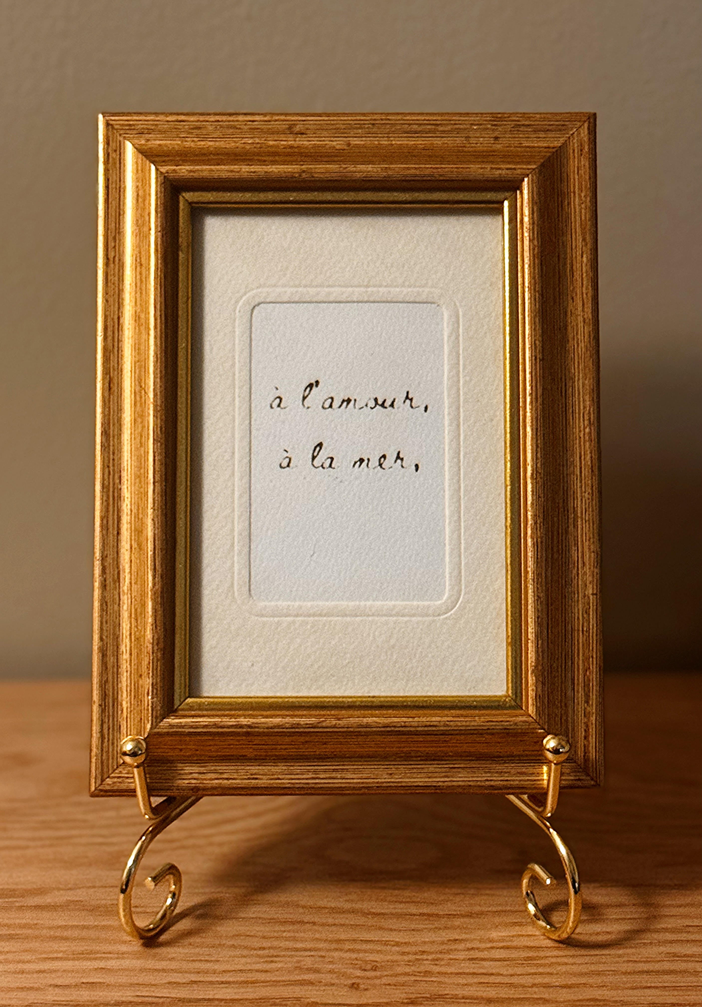 Pièce unique, gravure sur papier