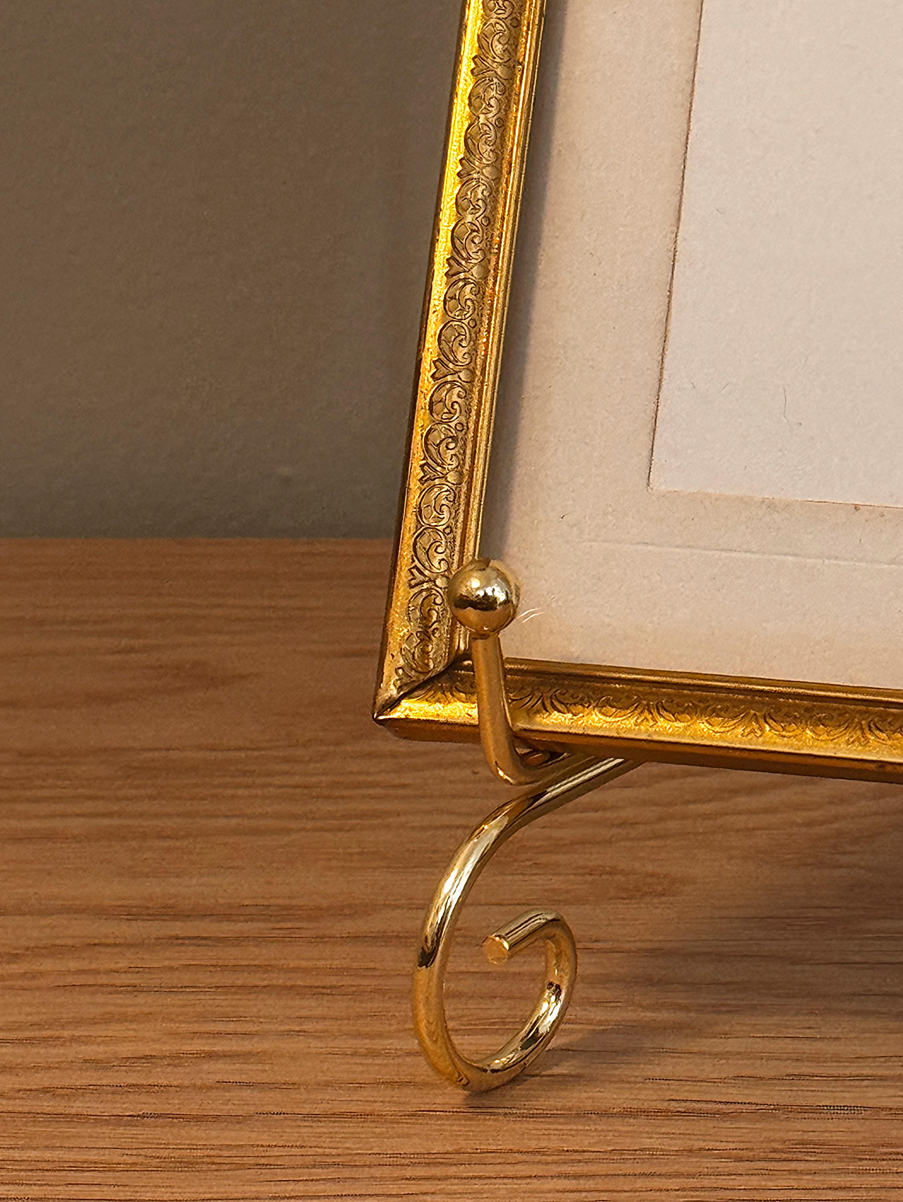 Pièce unique, gravure dans son sublime cadre d'antan