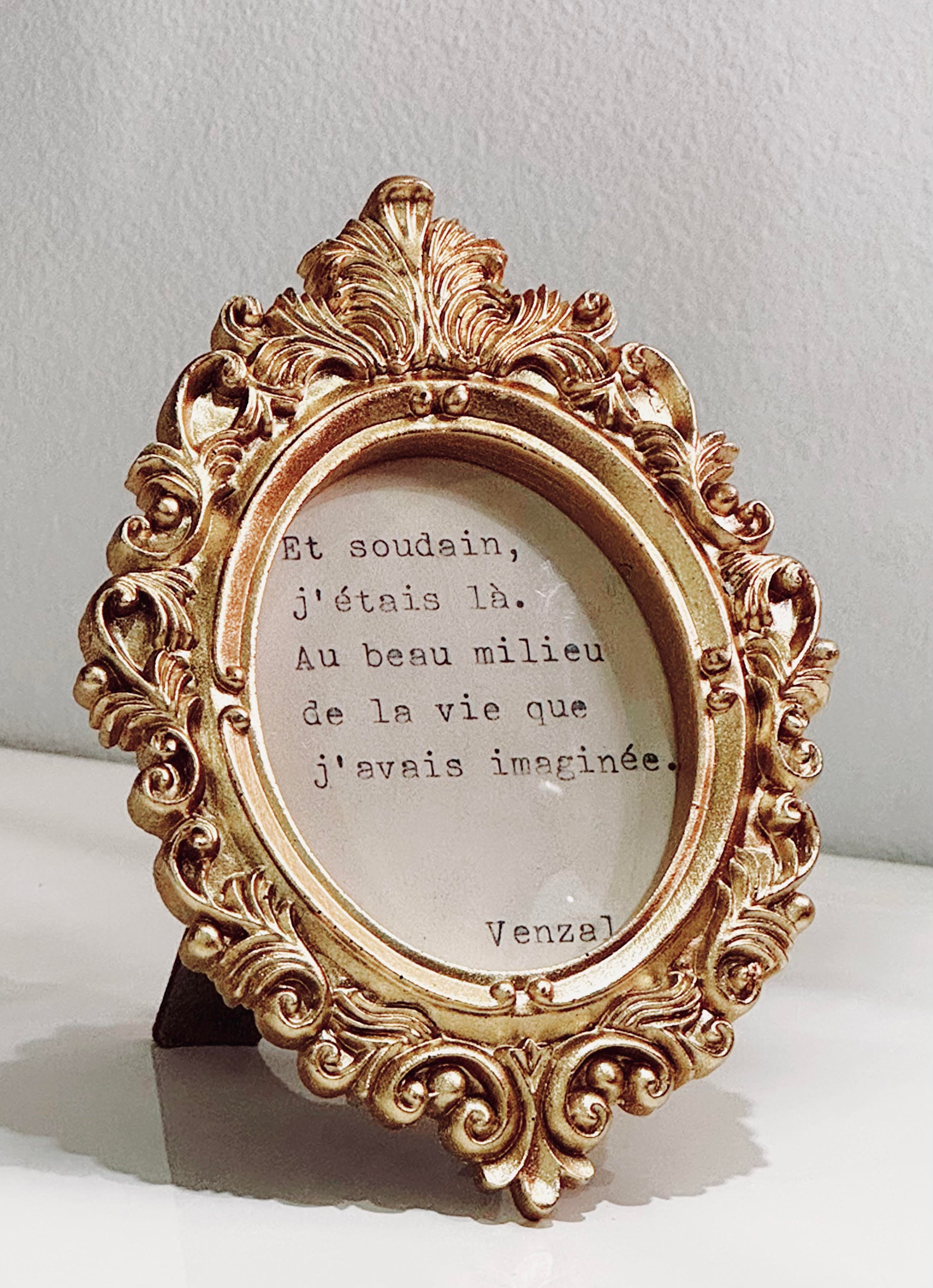 Poésie d'or & de mots