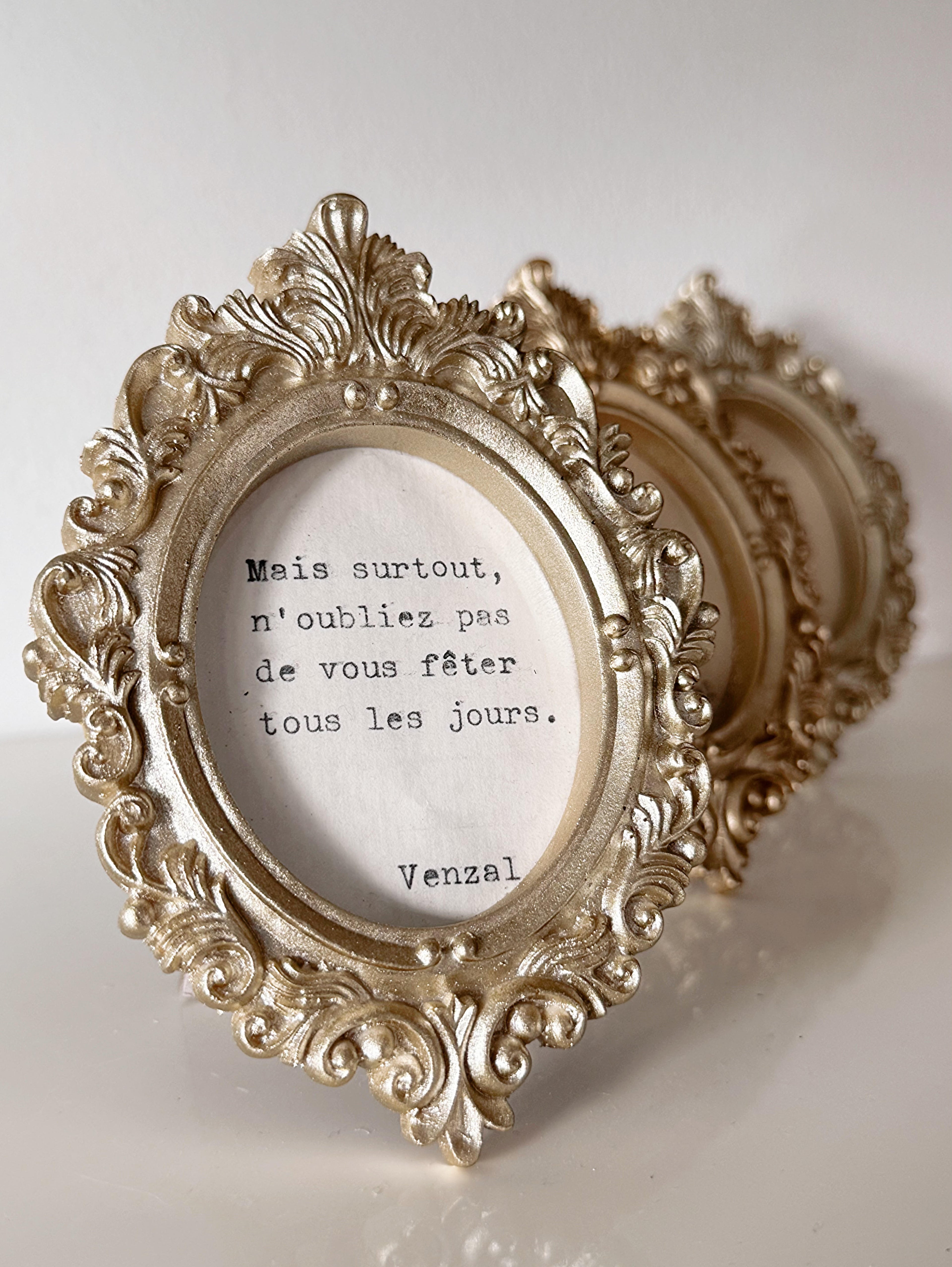 Poésie d'or & de mots